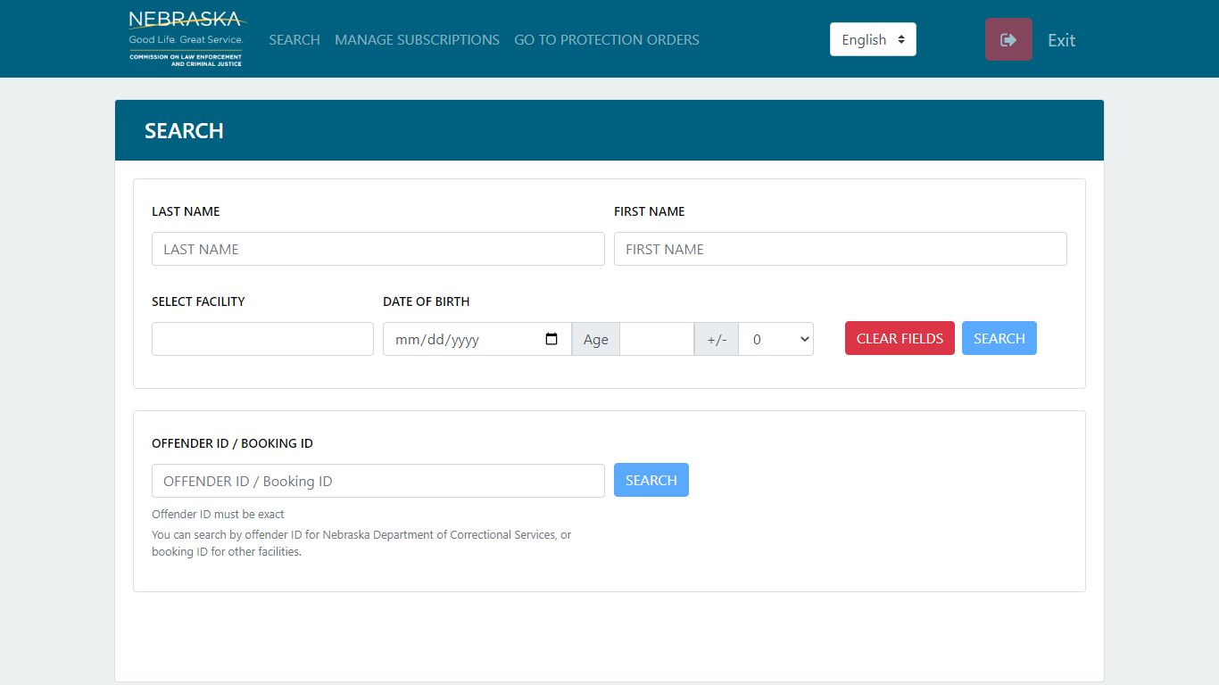 Nebraska Victims of Crime Alert Portal (NEVCAP)