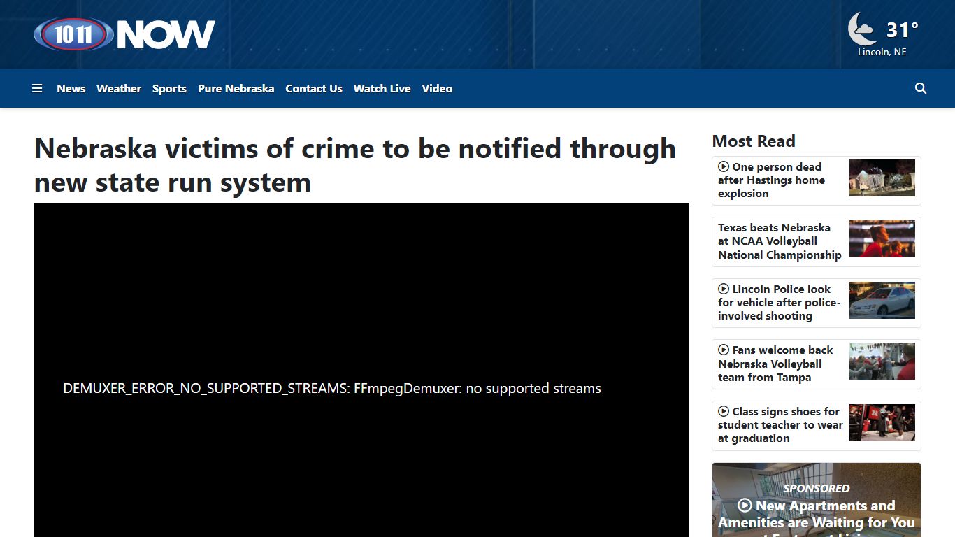 Nebraska victims of crime to be notified through new state run ... - KOLN